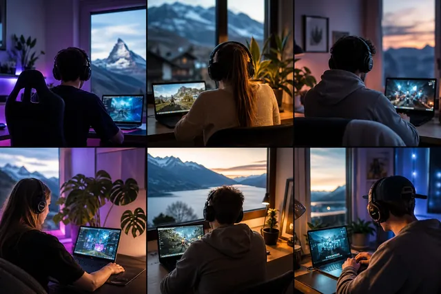 Remote-Team bei der Zusammenarbeit an Spieleprojekten